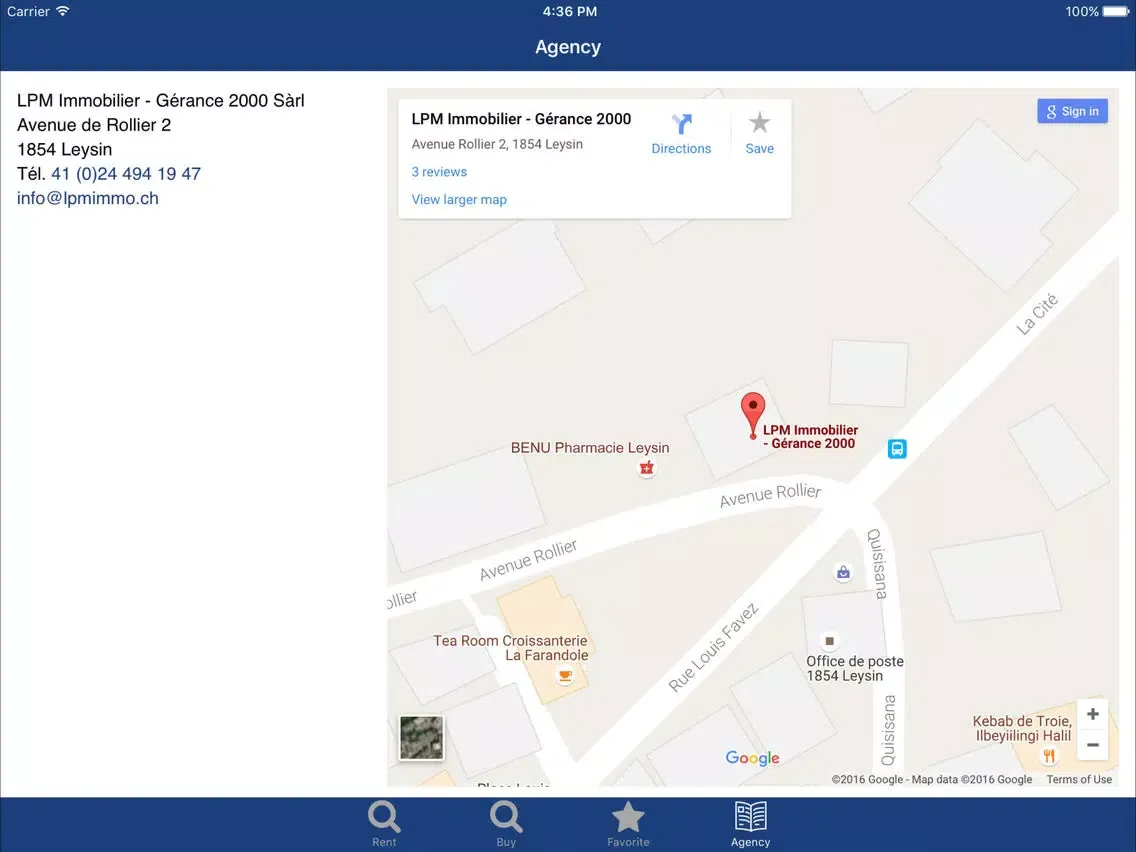 Screenshot di LPM Immobilier - Gérance 2000 Sàrl iPad 