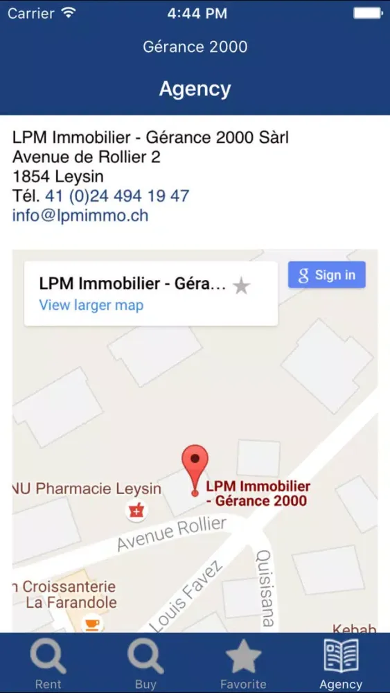 Screenshot di LPM Immobilier - Gérance 2000 Sàrl