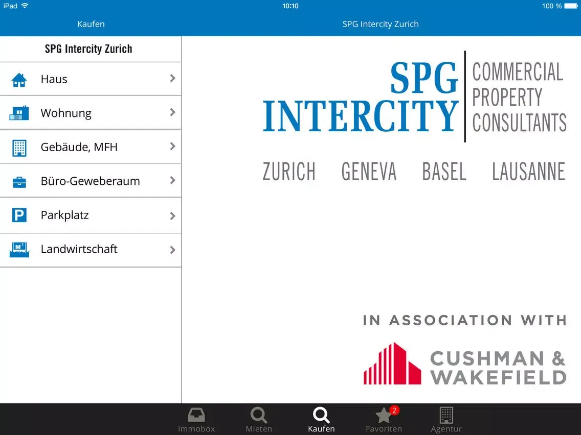 SPG Intercity iPad  Screenshots