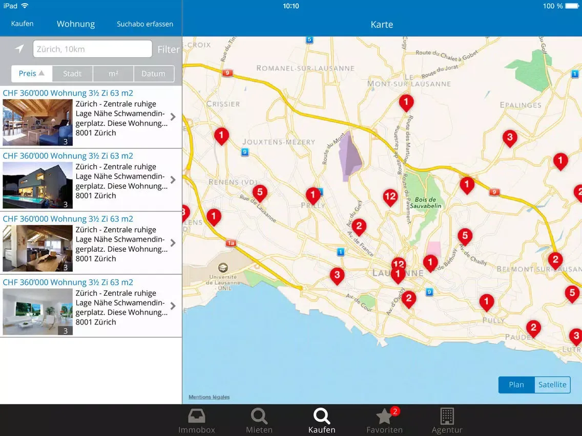 SPG Intercity iPad  Screenshots