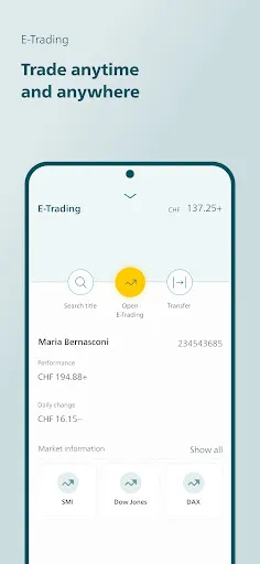 PostFinance App Screenshots