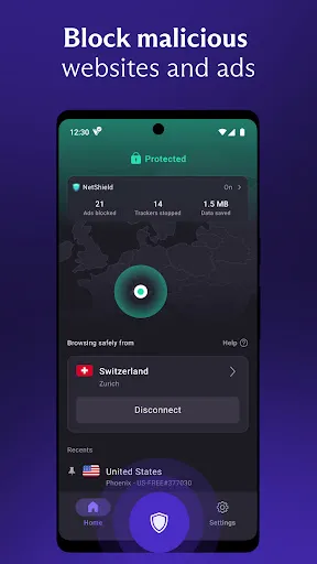 Скриншоты VPN Proton: Fast & Secure VPN