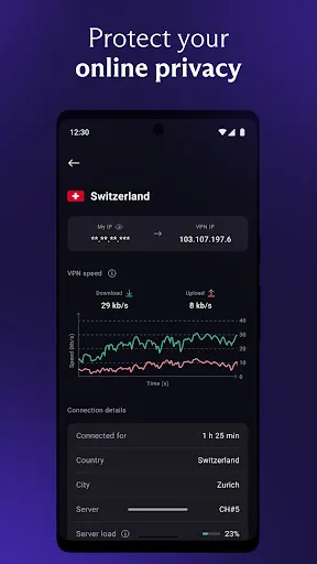 Скриншоты VPN Proton: Fast & Secure VPN