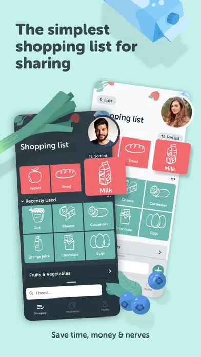 Скриншоты Bring! Grocery Shopping List