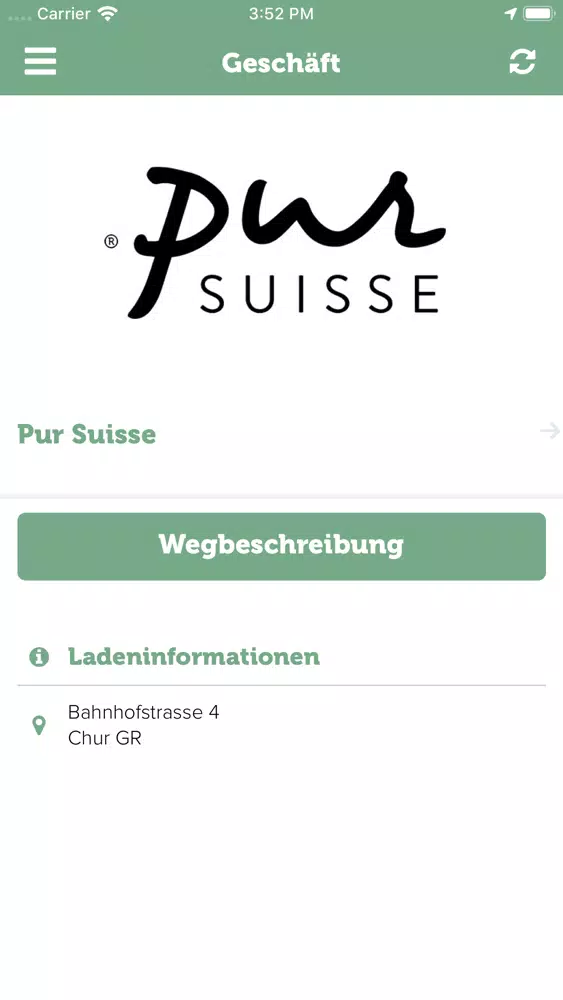 Pur Suisse Mobile Checkout Screenshots