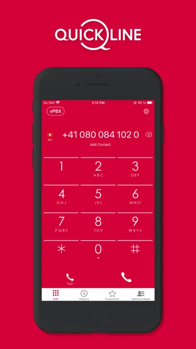 Quickline Telefonanlage (vPBX) स्क्रीनशॉट