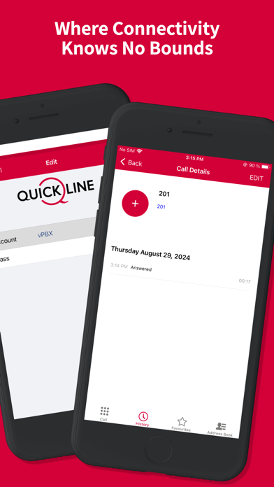 Capturas de pantalla de Quickline Telefonanlage (vPBX)