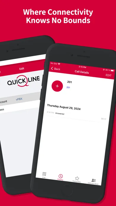 Quickline Telefonanlage (vPBX) स्क्रीनशॉट