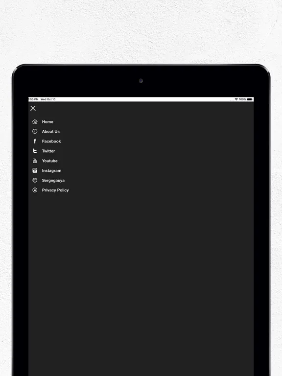 Capturas de pantalla de Serge Gauya Radio iPad 