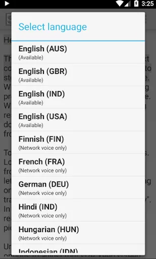 Speech TTS Voice Reader Speak  Screenshots