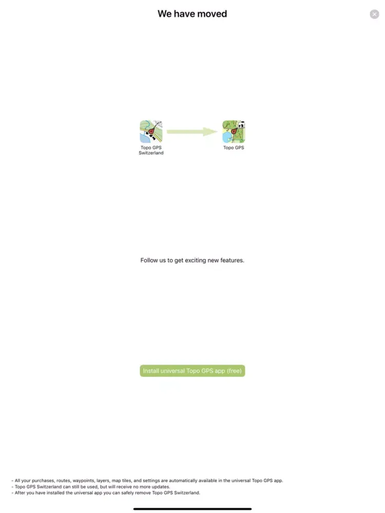 Скриншоты Topo GPS Switzerland iPad 