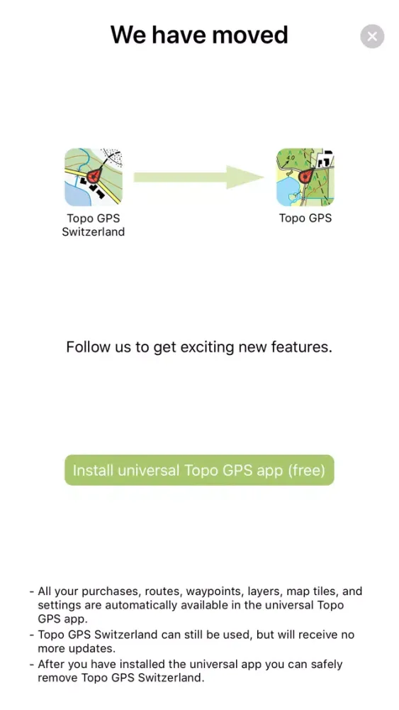 Скриншоты Topo GPS Switzerland