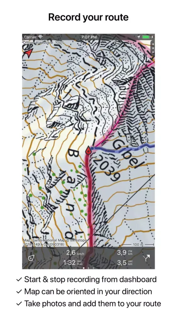 Скриншоты Topo GPS Switzerland
