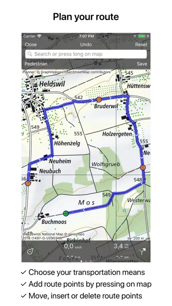 Скриншоты Topo GPS Switzerland