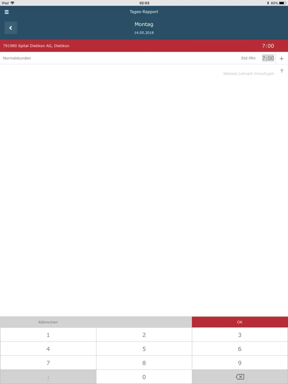 تصاویر E@syWork Zeiterfassung iPad 