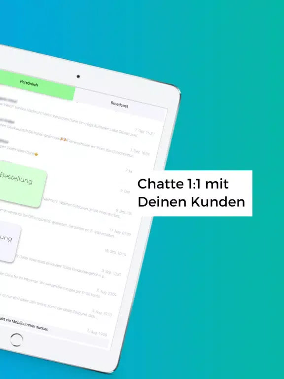 Ảnh chụp màn hình của CM Betriebe iPad 