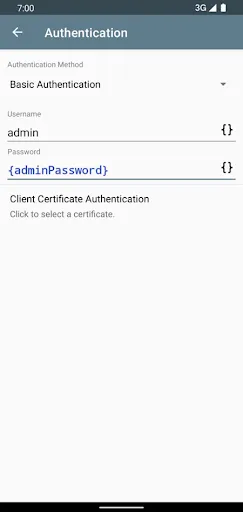 Ảnh chụp màn hình của HTTP Request Shortcuts