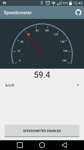 Status Bar Speedometer स्क्रीनशॉट