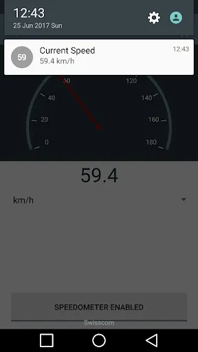 Status Bar Speedometer स्क्रीनशॉट