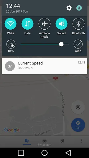 Status Bar Speedometer स्क्रीनशॉट