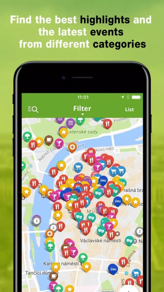 Capturas de tela do Prague Travel Guide (City Map)