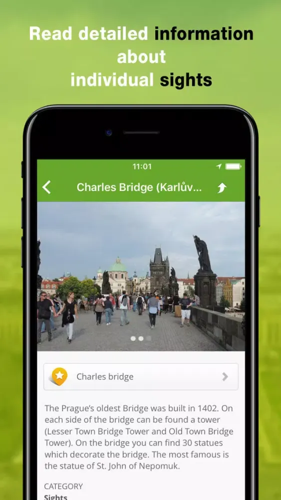 Capturas de tela do Prague Travel Guide (City Map)