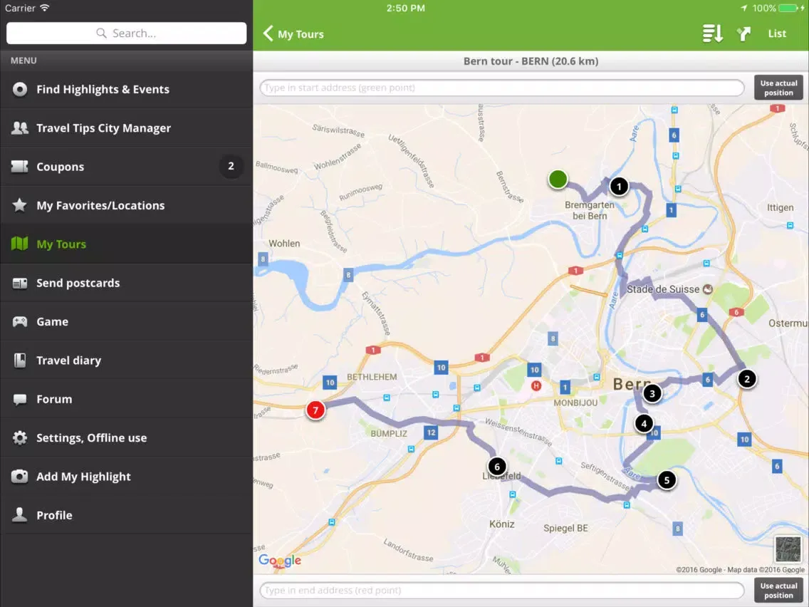 Rome Travel Guide (City Map) iPad  Screenshots