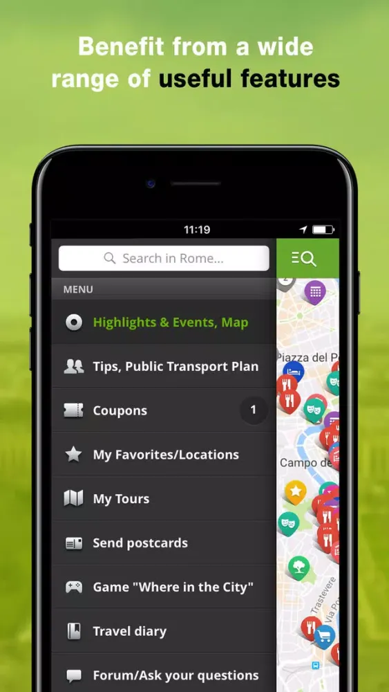 Rome Travel Guide (City Map) Screenshots