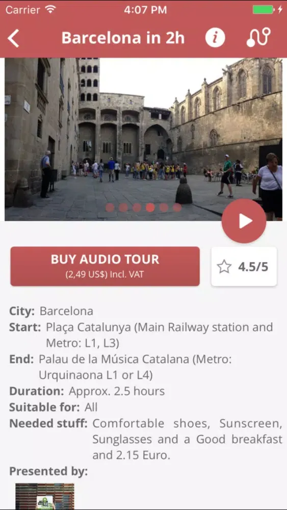 Barcelona Travel Guide (Audio Guide) Ekran Görüntüleri