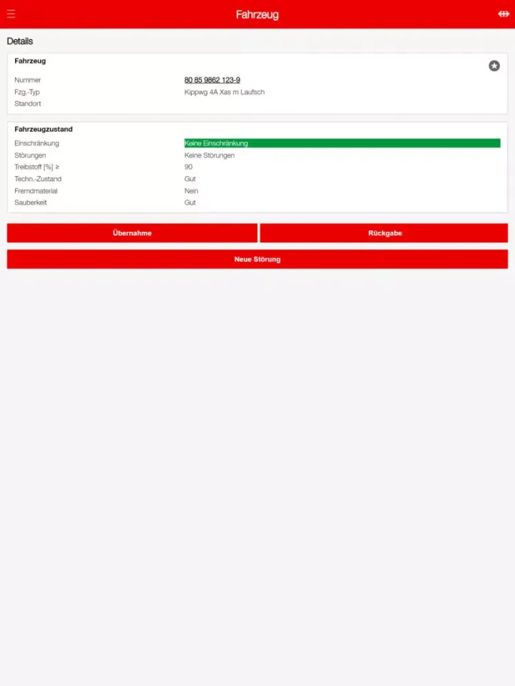 SBB Infra-Fzge Partner-App B2P iPad 應用截圖