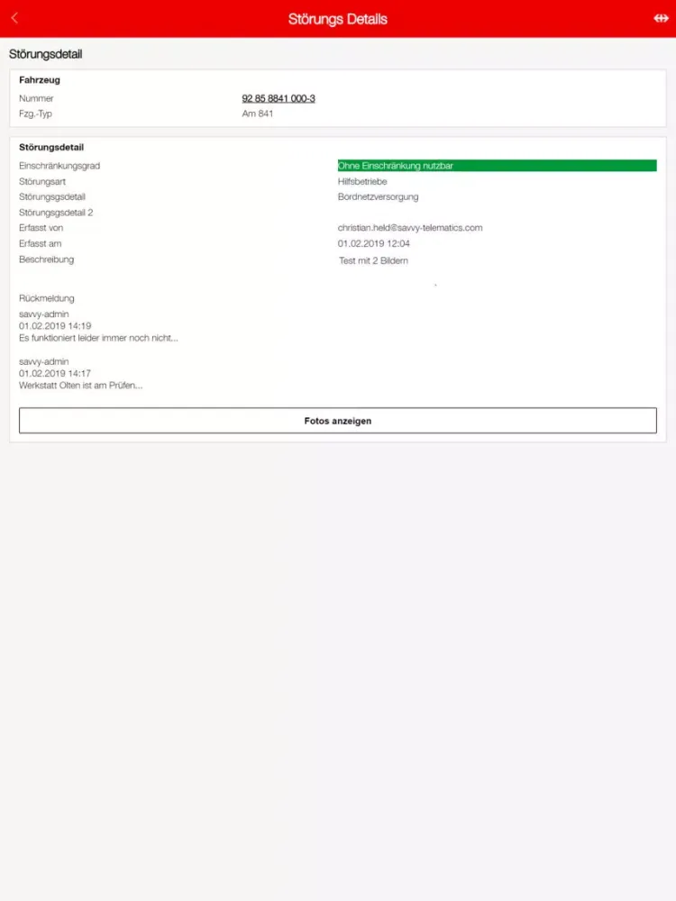SBB Infra-Fzge Partner-App B2P iPad 應用截圖