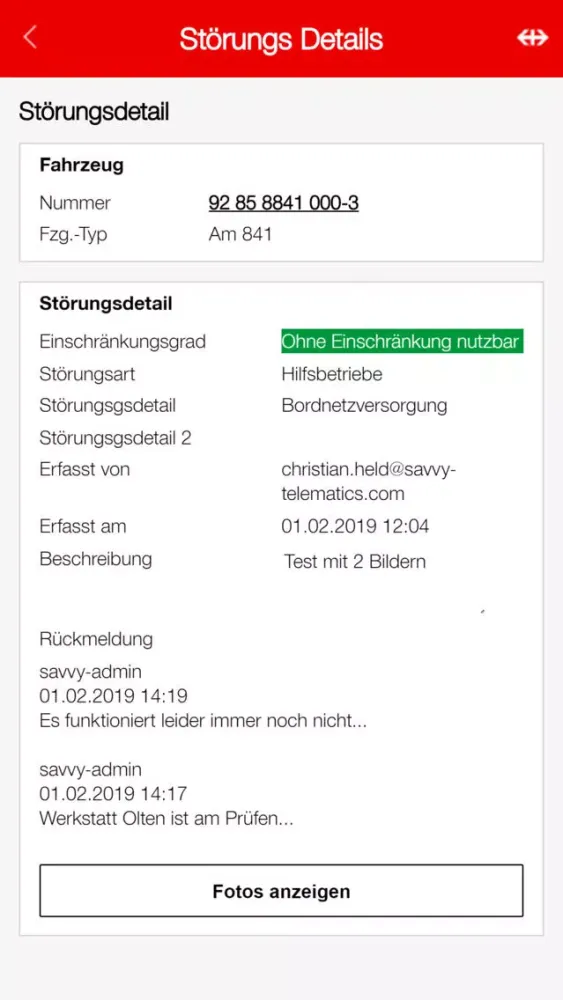 SBB Infra-Fzge Partner-App B2P應用截圖
