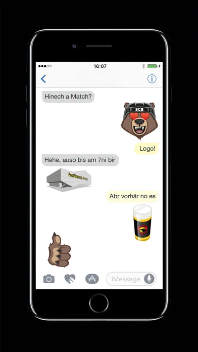 Bärmoji-Sticker - SC Bern应用截图