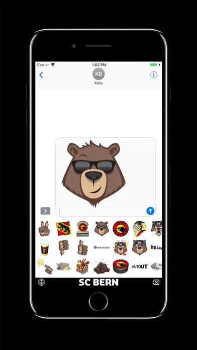Bärmoji-Sticker - SC Bern应用截图