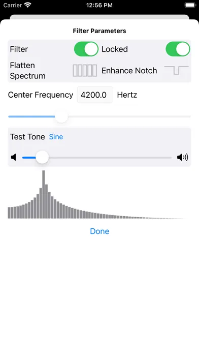 Capturas de pantalla de Tinnitus Music Player