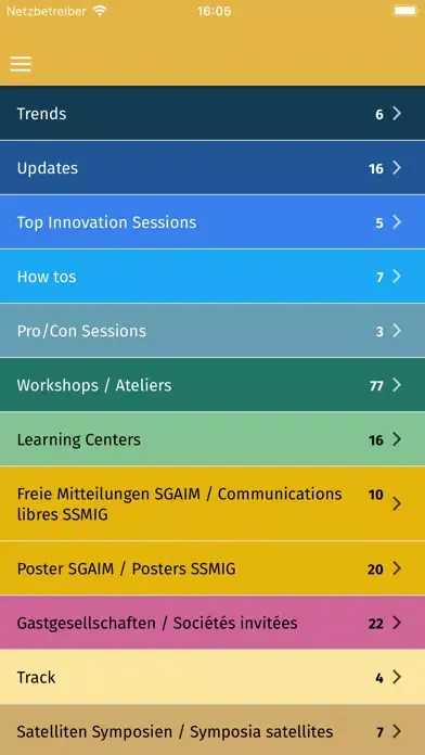 Скриншоты SGAIM Frühjahrskongress 2019