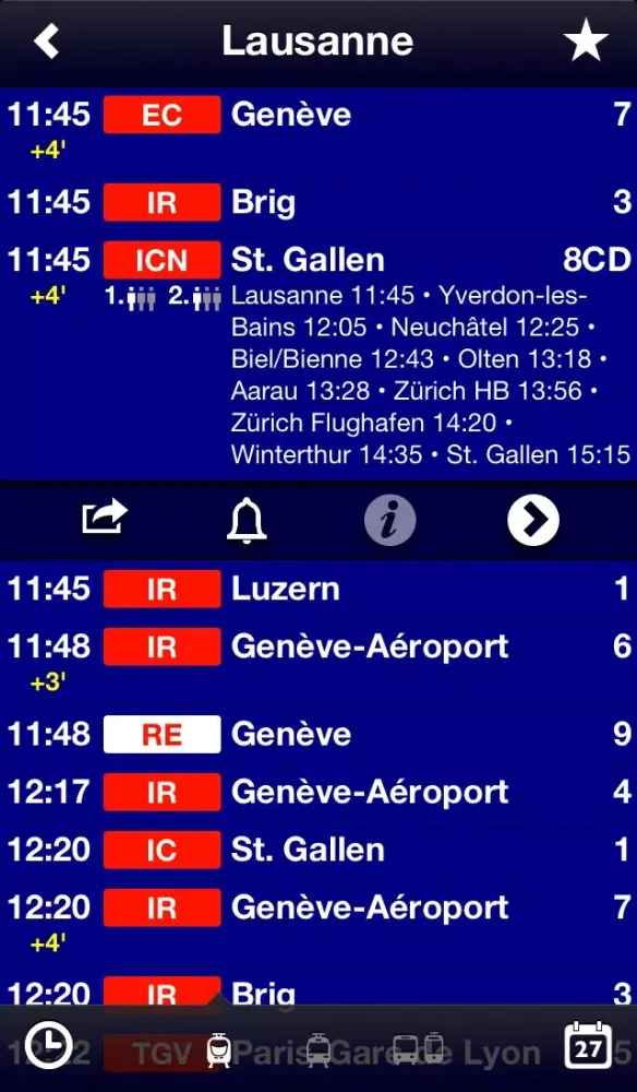 Stations - Swiss Public Transport应用截图