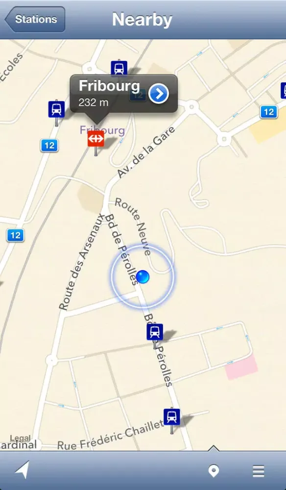 Stations - Swiss Public Transport应用截图