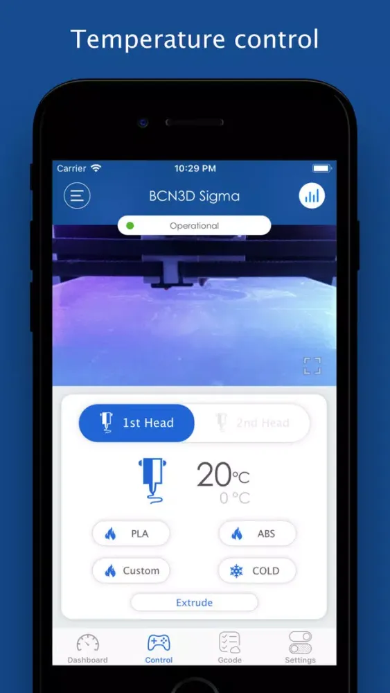 OctoPanel Lite for OctoPrint Ekran Görüntüleri