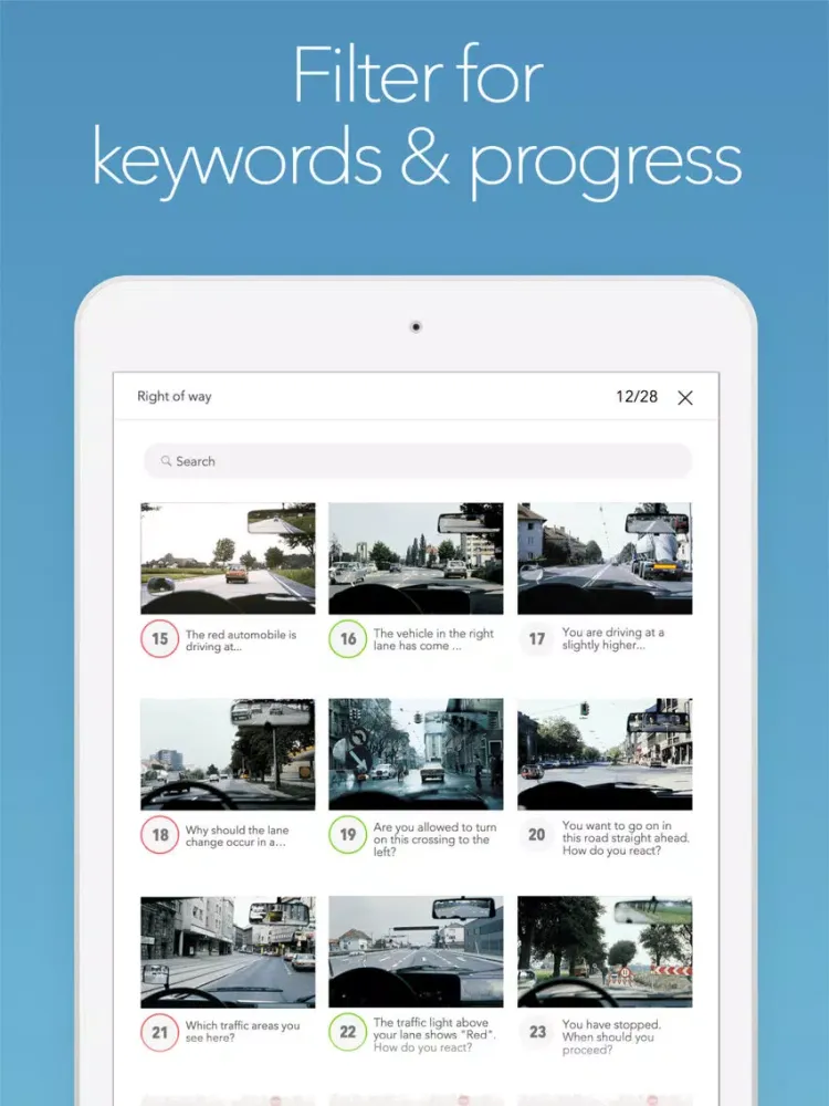 Motorrad Führerschein Österreich 2016 iPad 应用截图