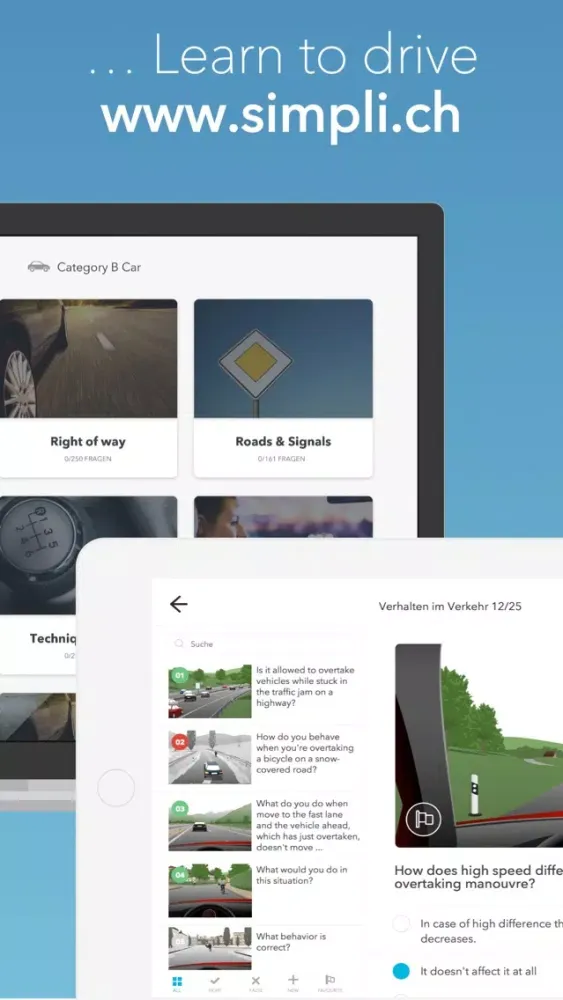 Car Theory Switzerland: driving license test 2016 Screenshots