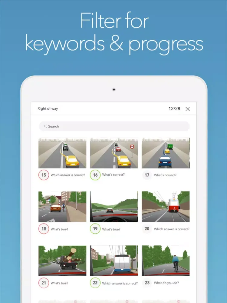 Motorcycle Driving License 2016 / 2017 Switzerland iPad  سکرین شاٹس