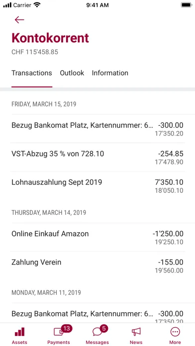 Spar- und Leihkasse Frutigen Screenshots