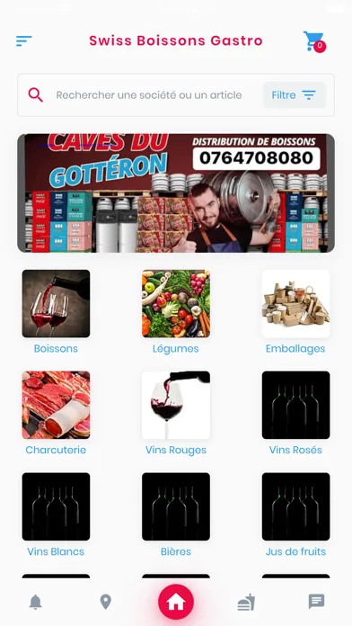 Swiss Boissons Gastro Ekran Görüntüleri