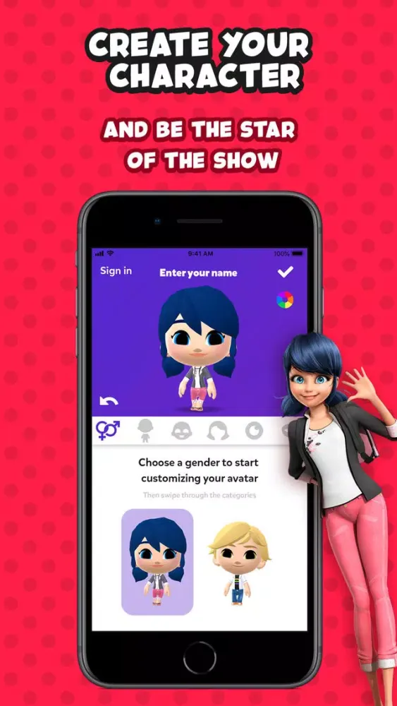Capturas de tela do Miraculous Ladybug Messenger