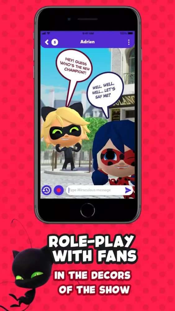 Capturas de tela do Miraculous Ladybug Messenger