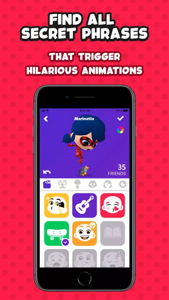 Capturas de tela do Miraculous Ladybug Messenger