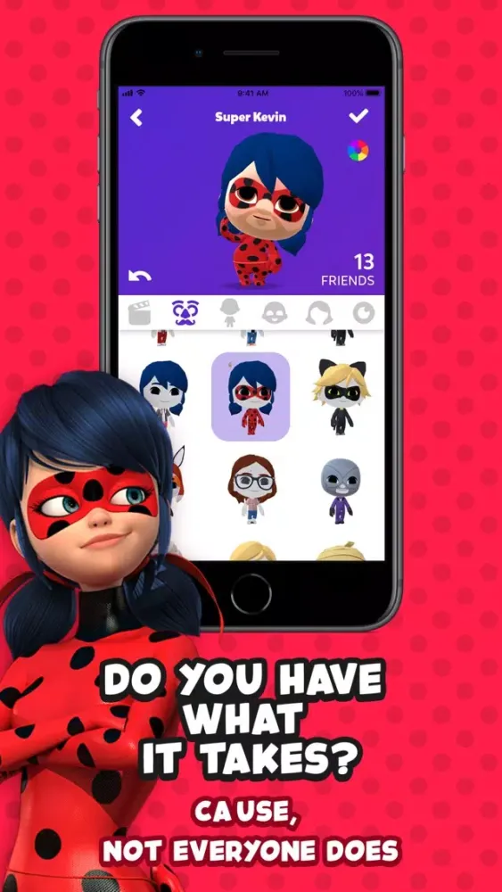 Capturas de tela do Miraculous Ladybug Messenger