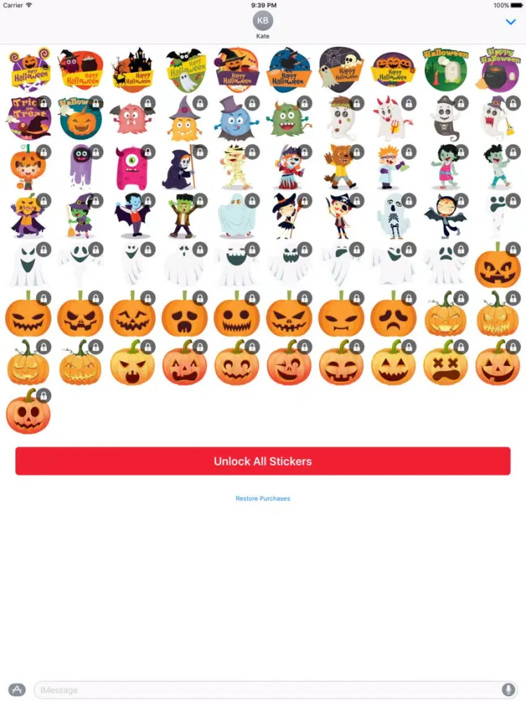 Halloween Pumpkin Ghost Monster Trick or Treat iPad 应用截图