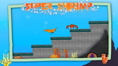Zrzuty ekranu Super Shrimp: Ocean Platformer